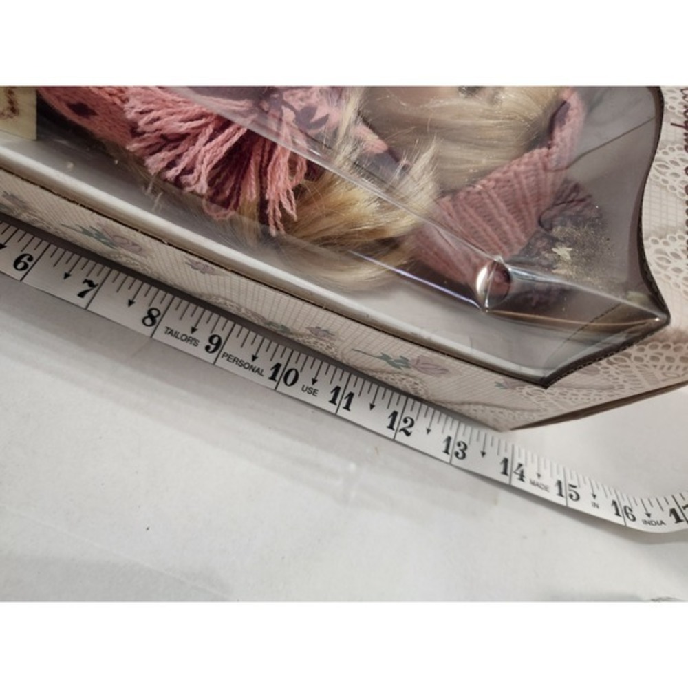 Collector's Choice Porcelain Doll Blonde Hair Pink Outfit Limited Edition In Box - Picture 5 of 7